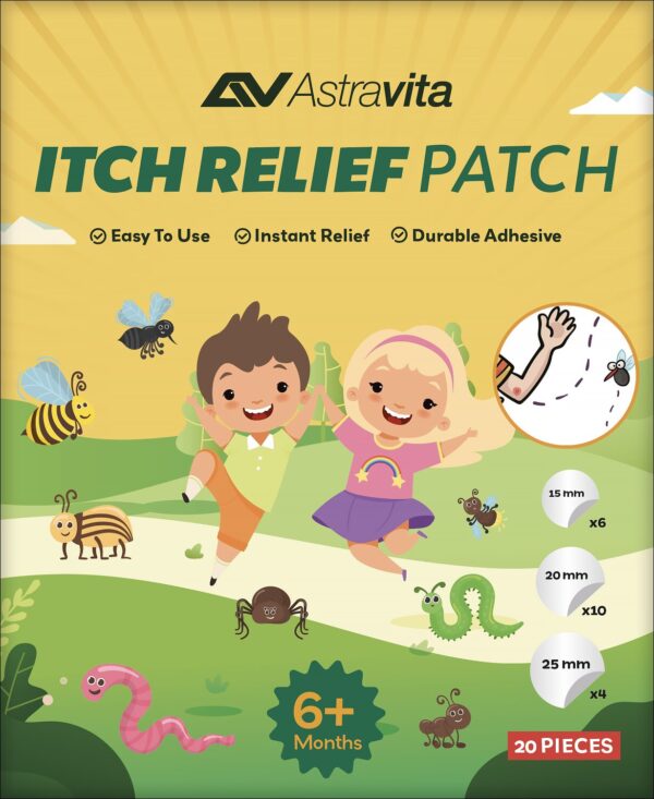 Itch Relief obliži za po pikih žuželk, 20 obližev