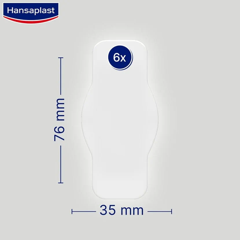 Hansaplast zaščitni hidrokoloidni obliži – druga koža, 6 obližev