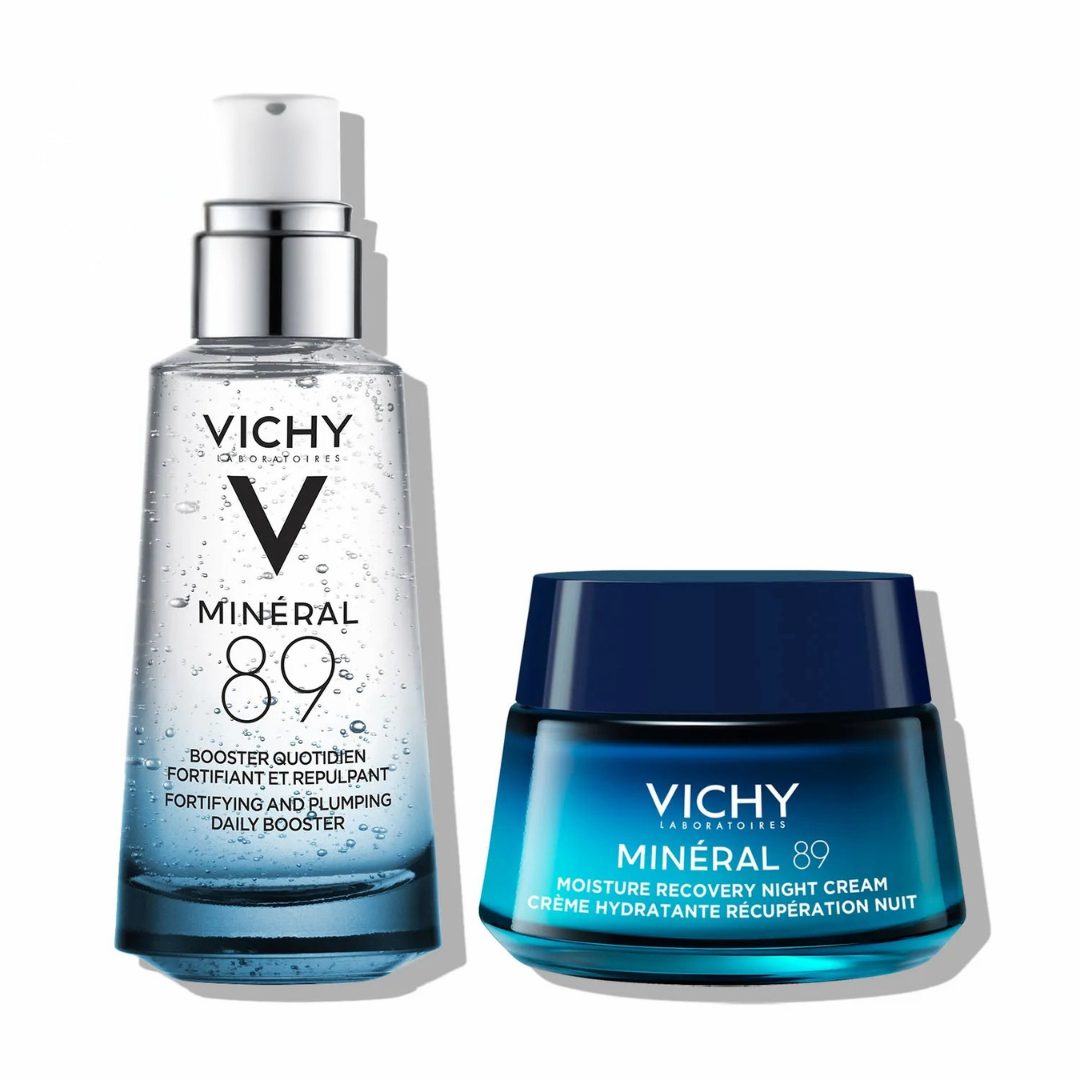 Vichy Mineral 89 protokol za nočno obnovitveno nego za globinsko vlaženje vseh tipov kože (50 ml + 50 ml)