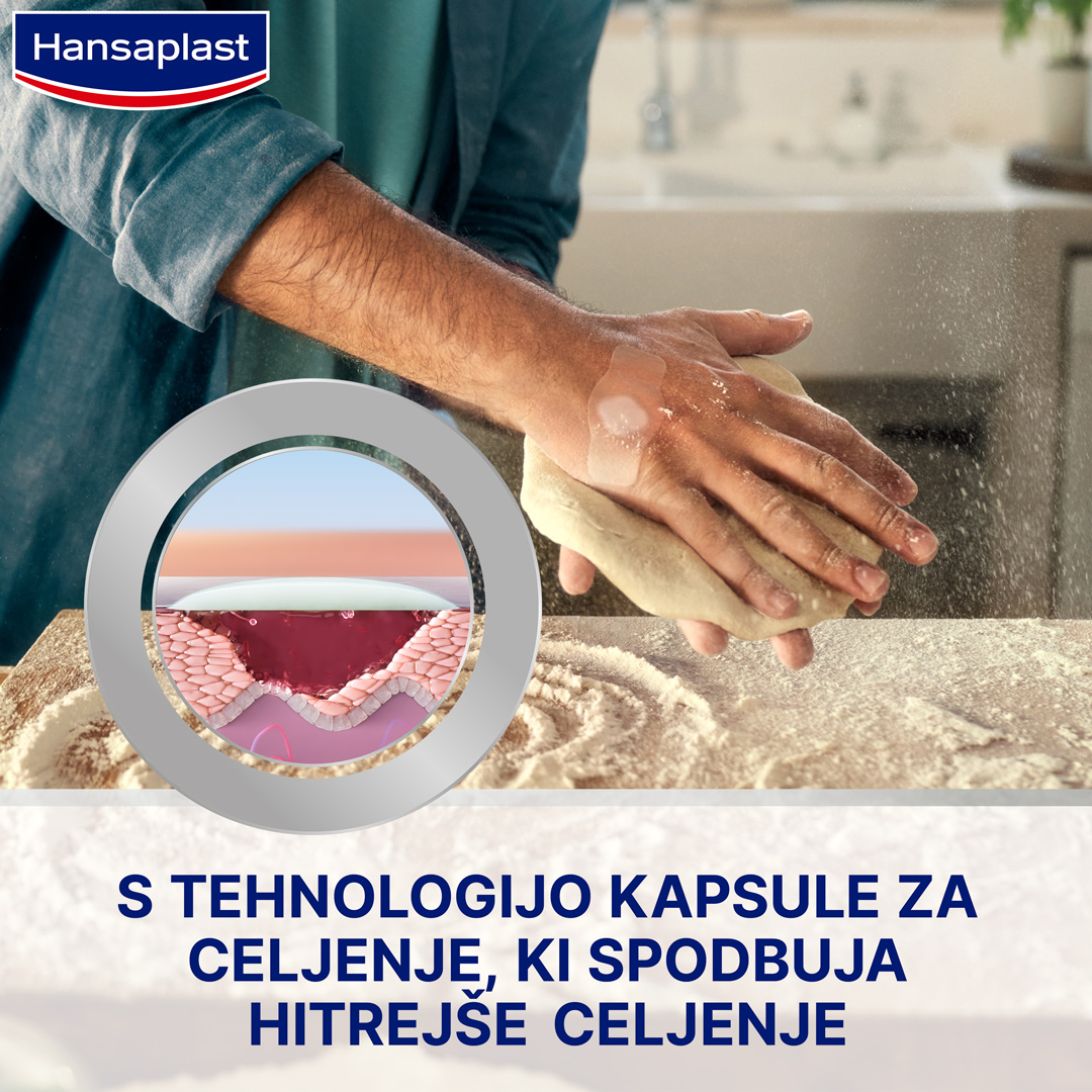 Hansaplast zaščitni hidrokoloidni obliži – druga koža, 6 obližev