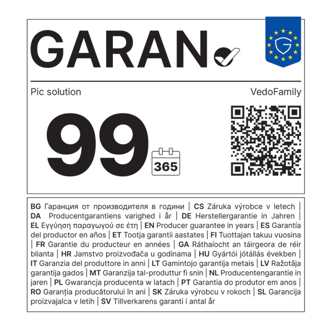 PiC VedoEco Plus galijev termometer, 1 termometer