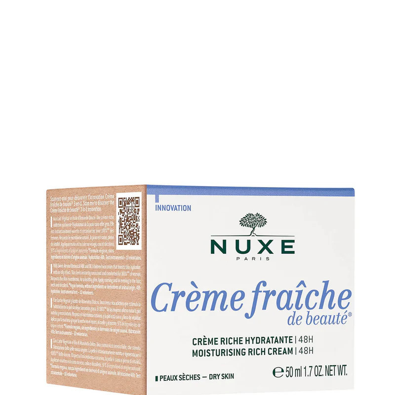 Nuxe Crème Fraîche de Beauté 48-urna bogata vlažilna učvrstitvena krema, 50 ml