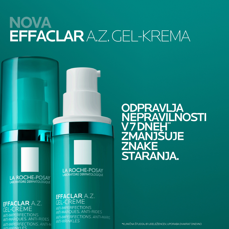 LRP Effaclar A.Z. gel krema proti nepravilnostim, 40 ml