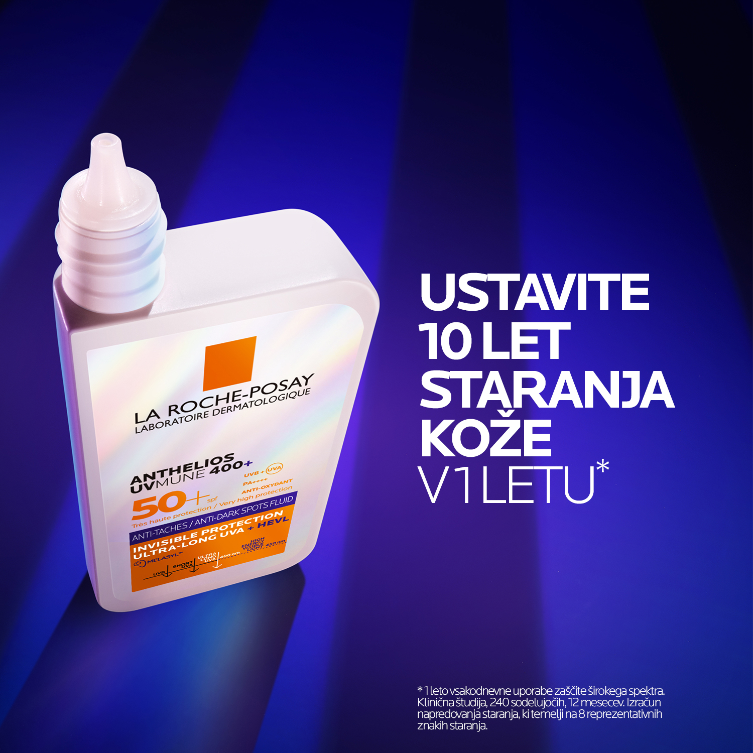 Anthelios UVMune 400 fluid proti temnim madežem ZF 50+ – La Roche-Posay, 50 ml