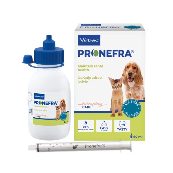 Pronefra dopolnilna krmna mešanica za pse in mačke, 60 ml