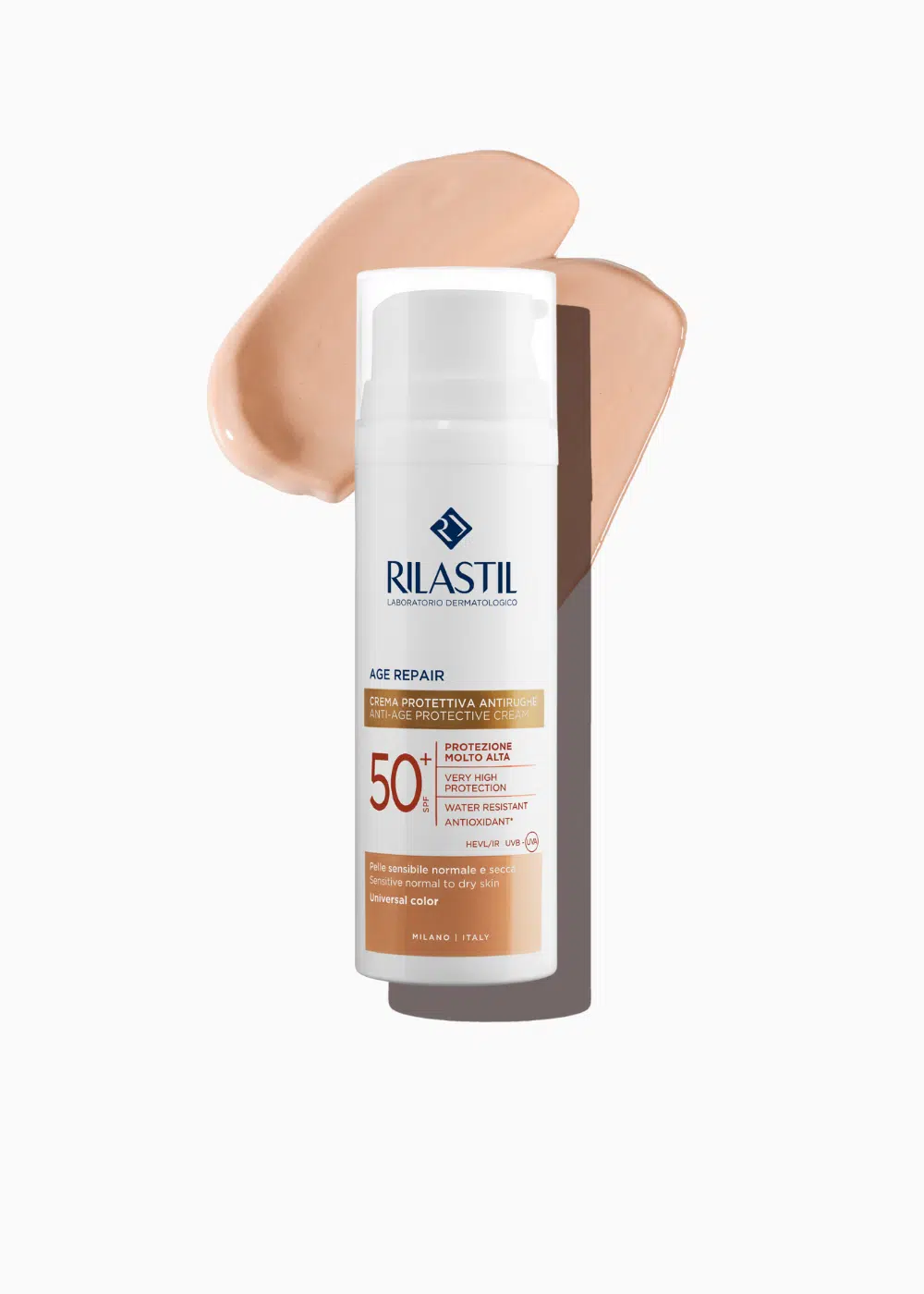 Rilastil SS Age Repair obarvana zaščitna krema ZF50+, 50 ml