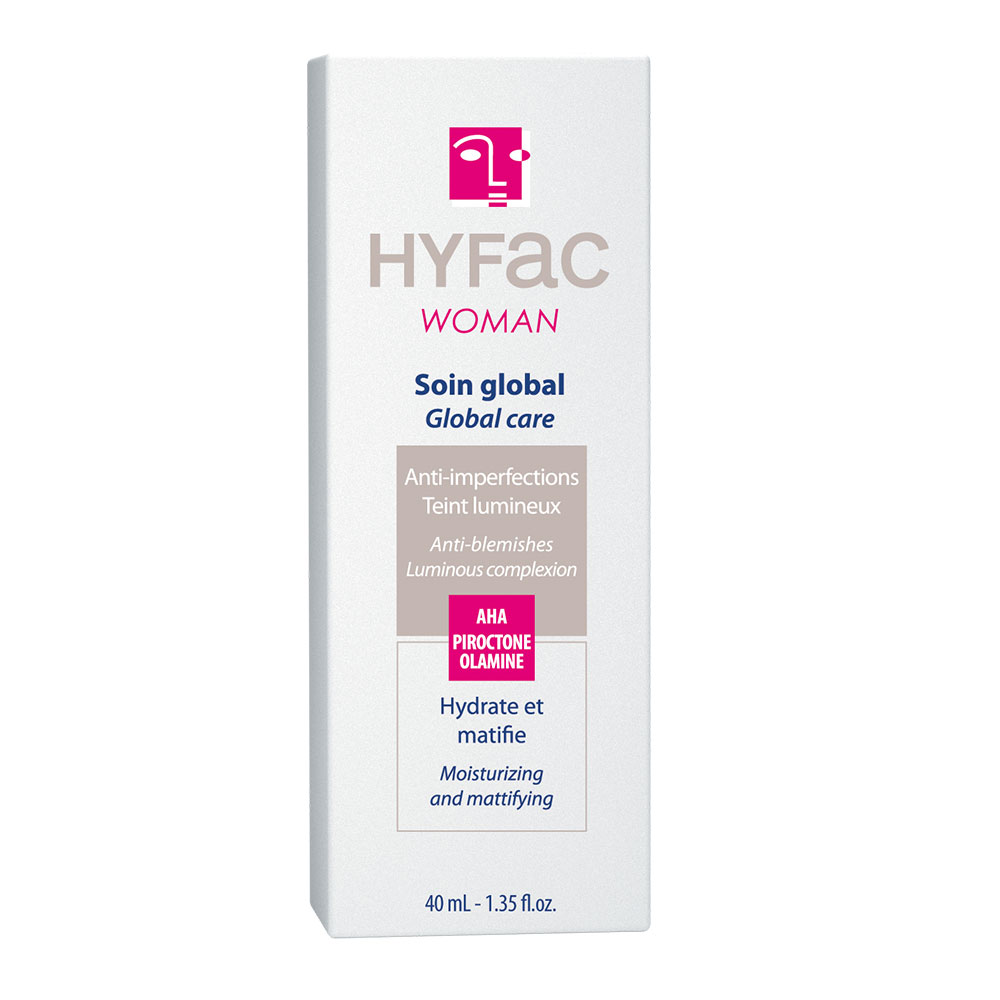 Hyfac Woman Global Care nega proti aknam za odrasle ženske, 40 ml