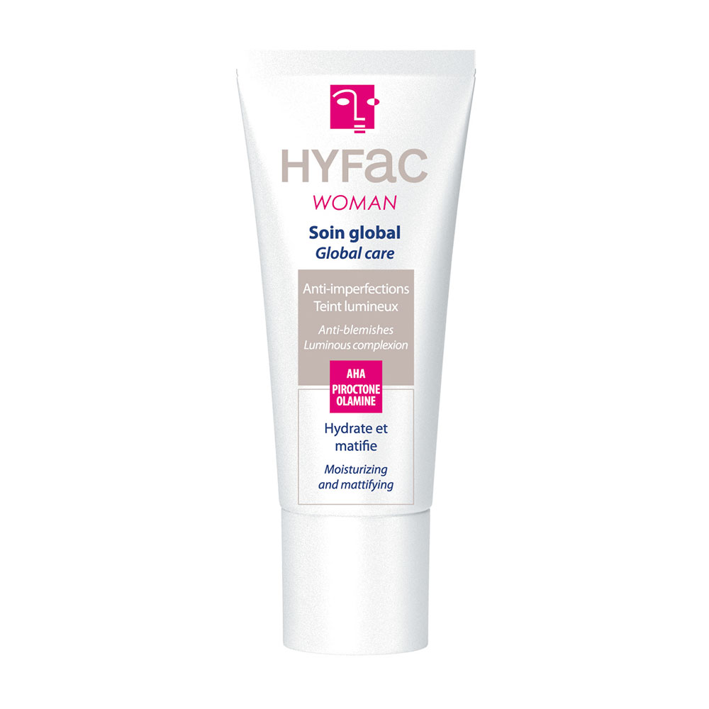 Hyfac Woman Global Care nega proti aknam za odrasle ženske, 40 ml