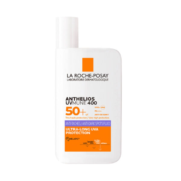 Anthelios UVMune 400 fluid proti temnim madežem ZF 50+ – La Roche-Posay, 50 ml