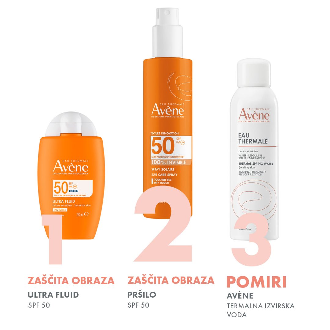 Avène Sun visoka zaščita pred soncem pršilo ZF50, 200 ml