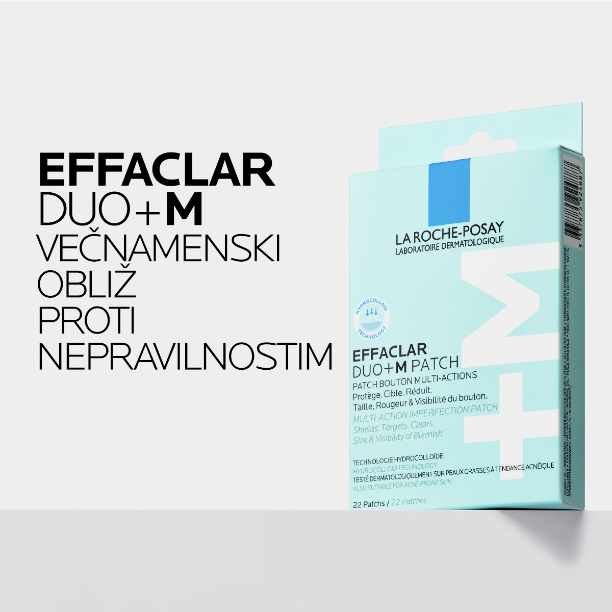 LRP Effaclar Duo+M večnamenski obliži proti nepravilnostim, 22 obližev