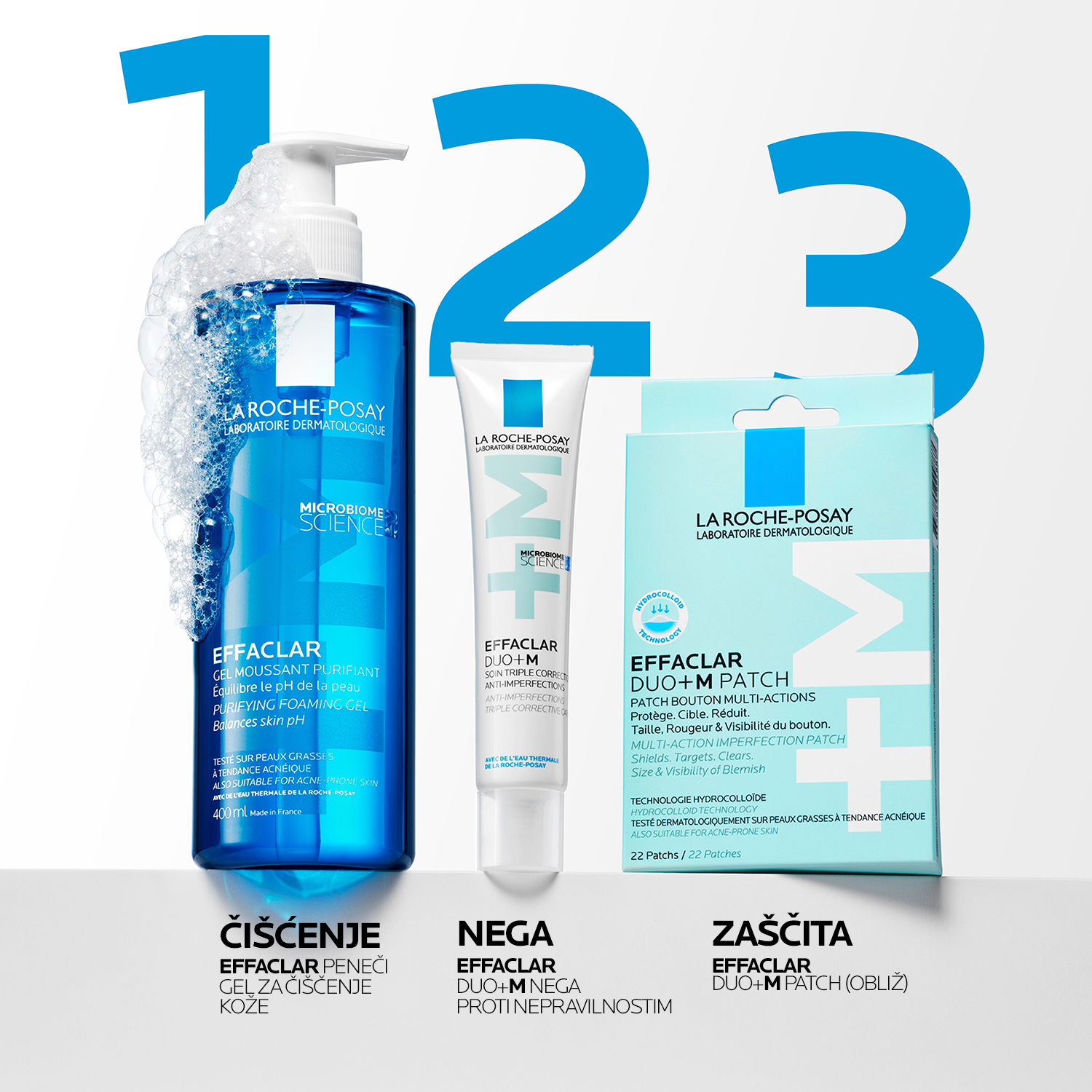 Effaclar Duo+M večnamenski obliži proti nepravilnostim – La Roche-Posay, 22 obližev