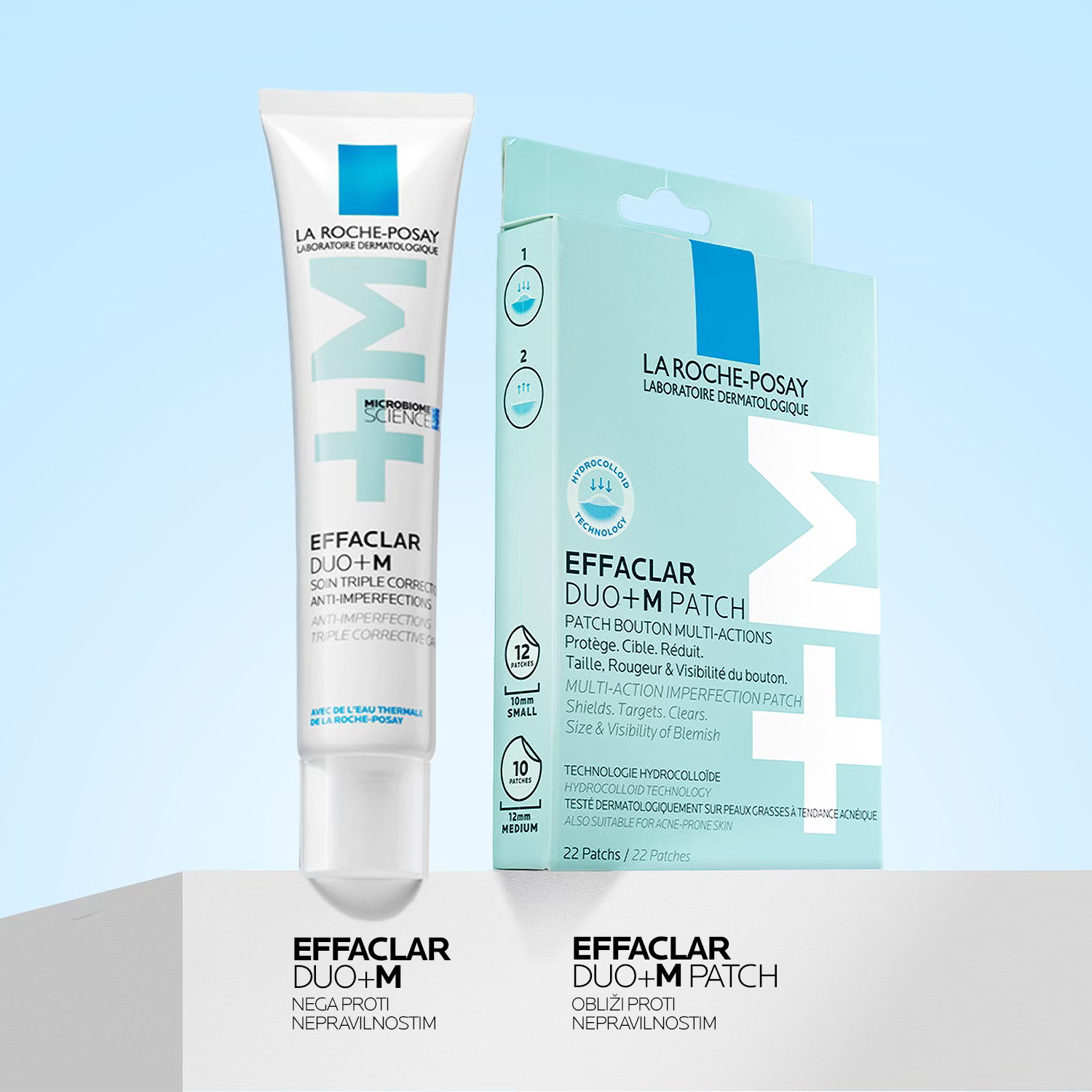 Effaclar Duo+M večnamenski obliži proti nepravilnostim – La Roche-Posay, 22 obližev