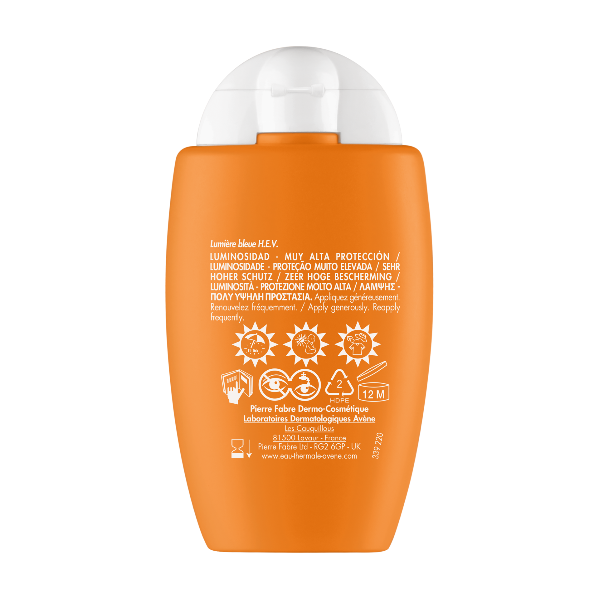 Avène Sun zelo visoka zaščita pred soncem ultra fluid radiance ZF50+, 50 ml