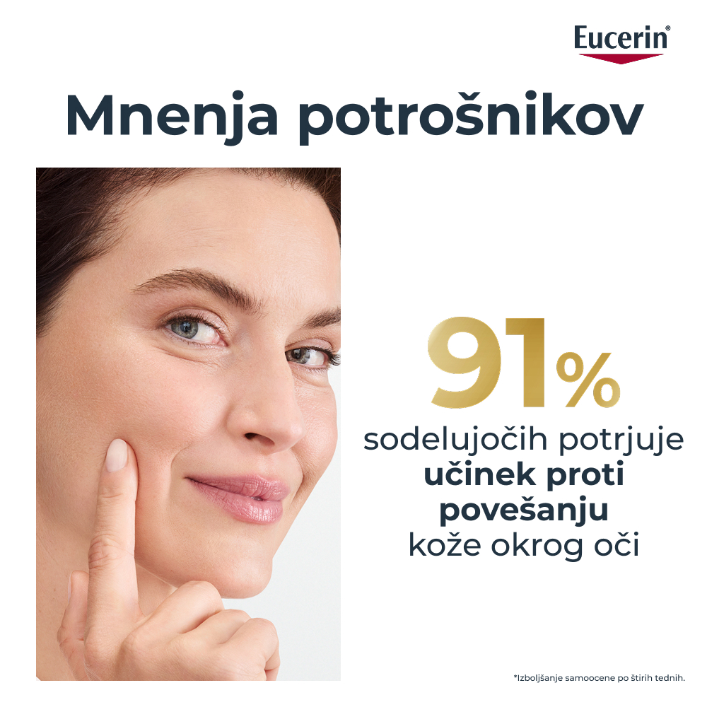 Eucerin Hyaluron-Filler + Elasticity krema za okrog oči, 15 ml