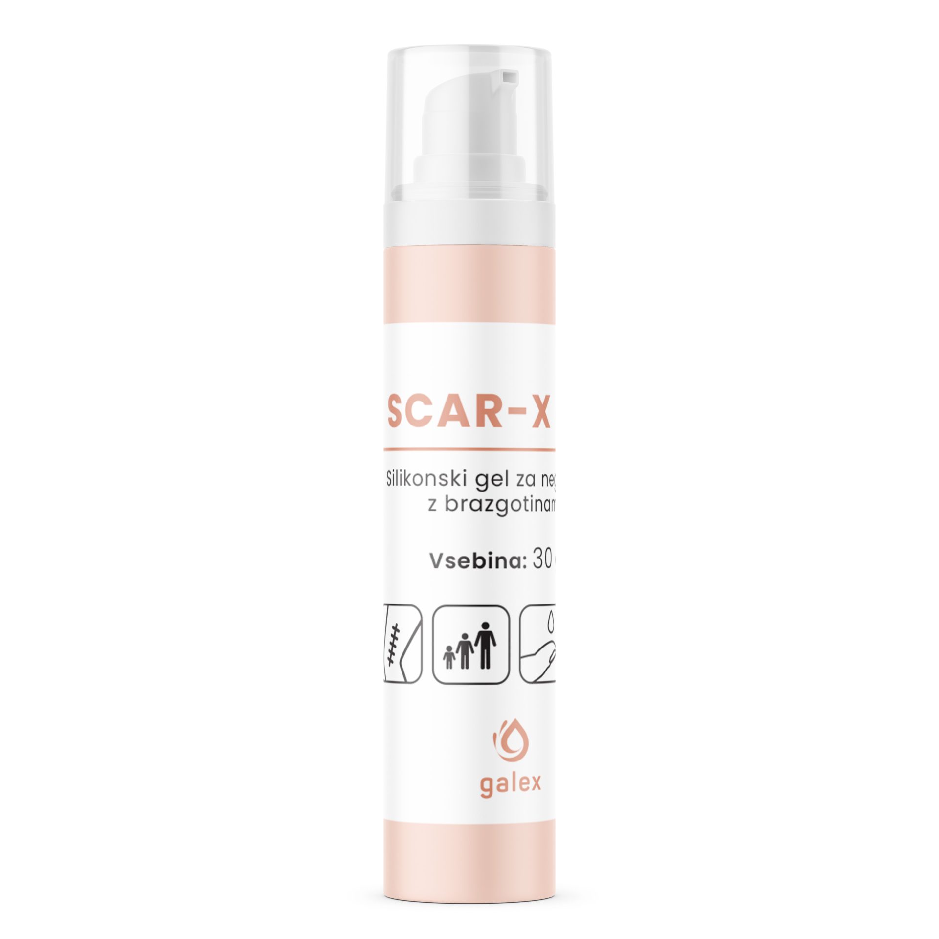 Galex Scar-X silikonski gel za nego kože, 30 g