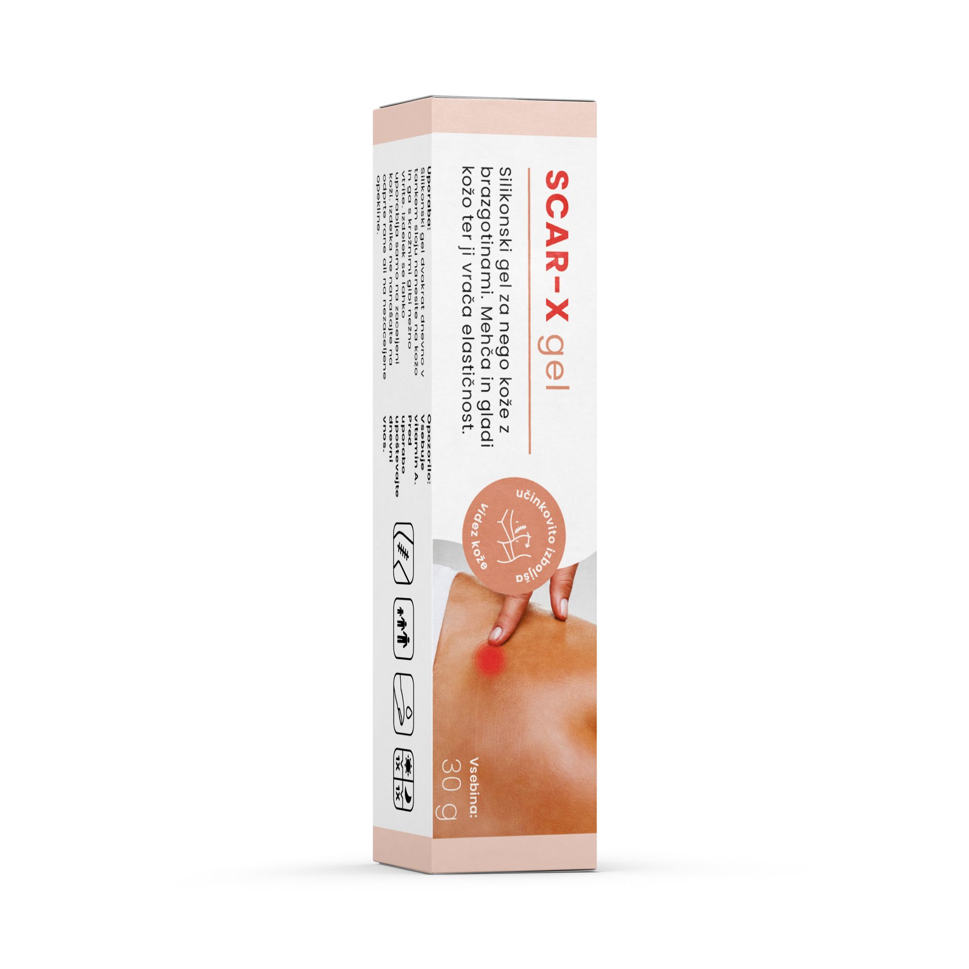 Galex Scar-X silikonski gel za nego kože, 30 g