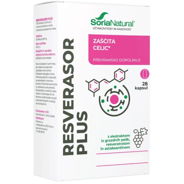 Soria Natural Resverasor Plus tablete, 28 tablet