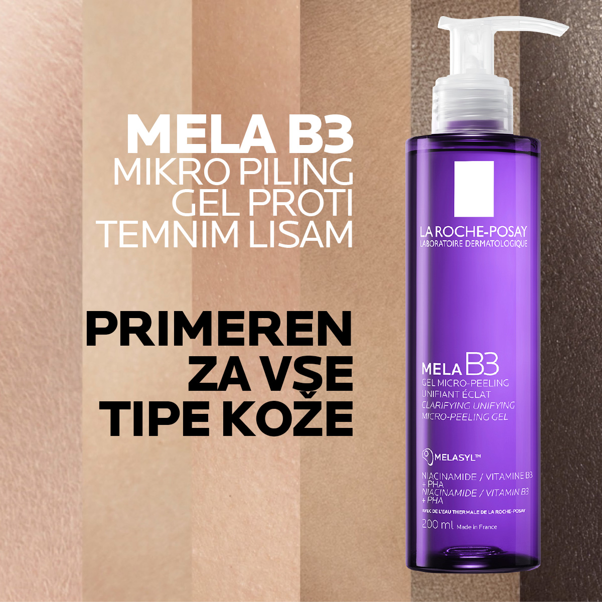 LRP Mela B3 mikro piling gel proti temnim lisam, 200 ml
