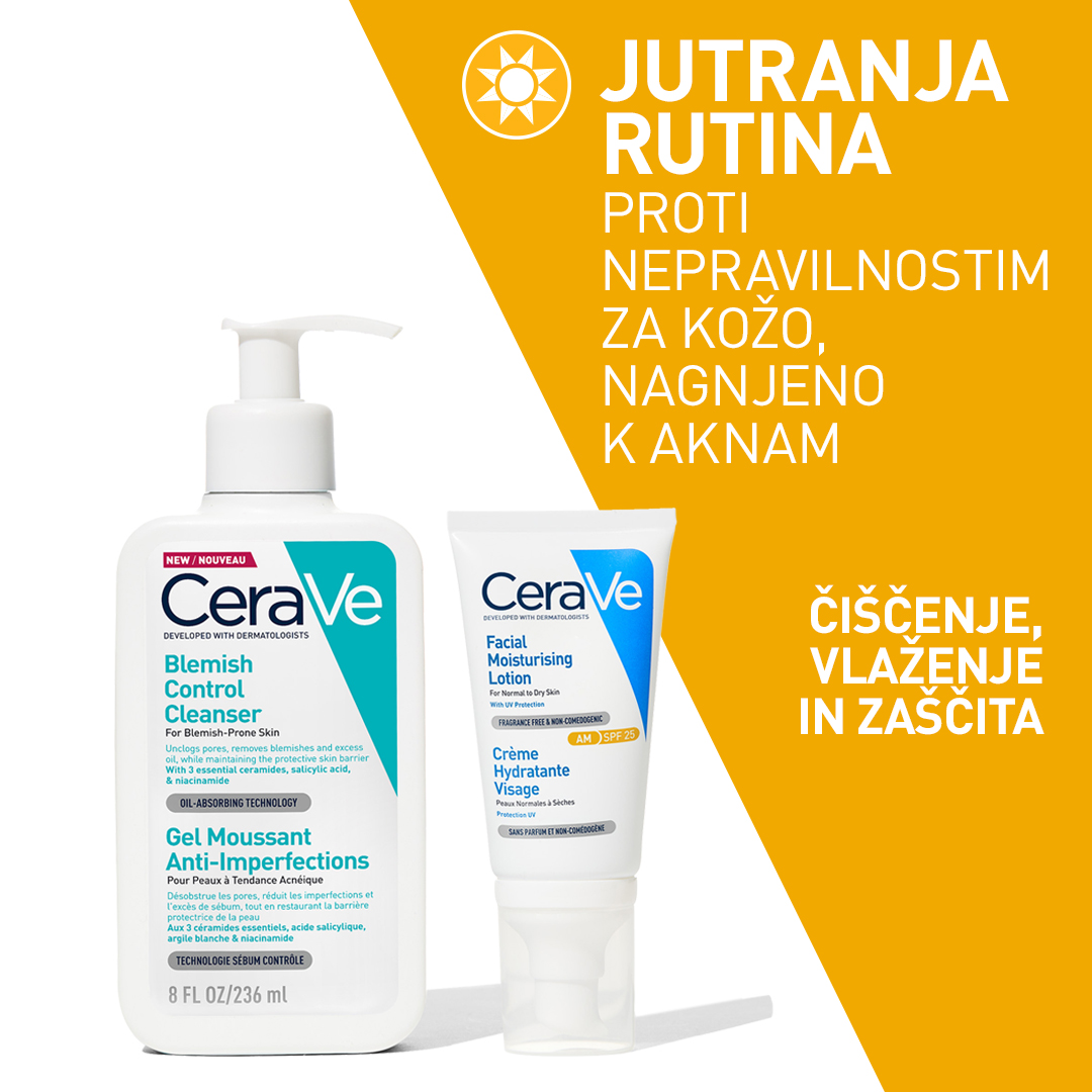 CeraVe čistilni gel za kožo nagnjeno k nepravilnostim, 473 ml