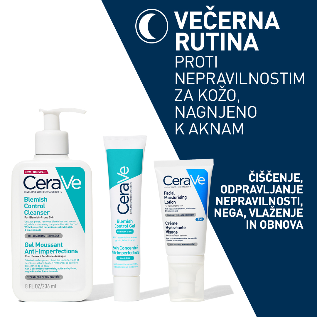 CeraVe čistilni gel za kožo nagnjeno k nepravilnostim, 473 ml