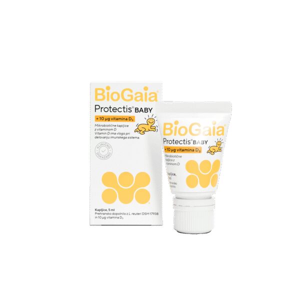 BioGaia Protectis Baby D3 kapljice za otroke in dojenčke, 5 ml