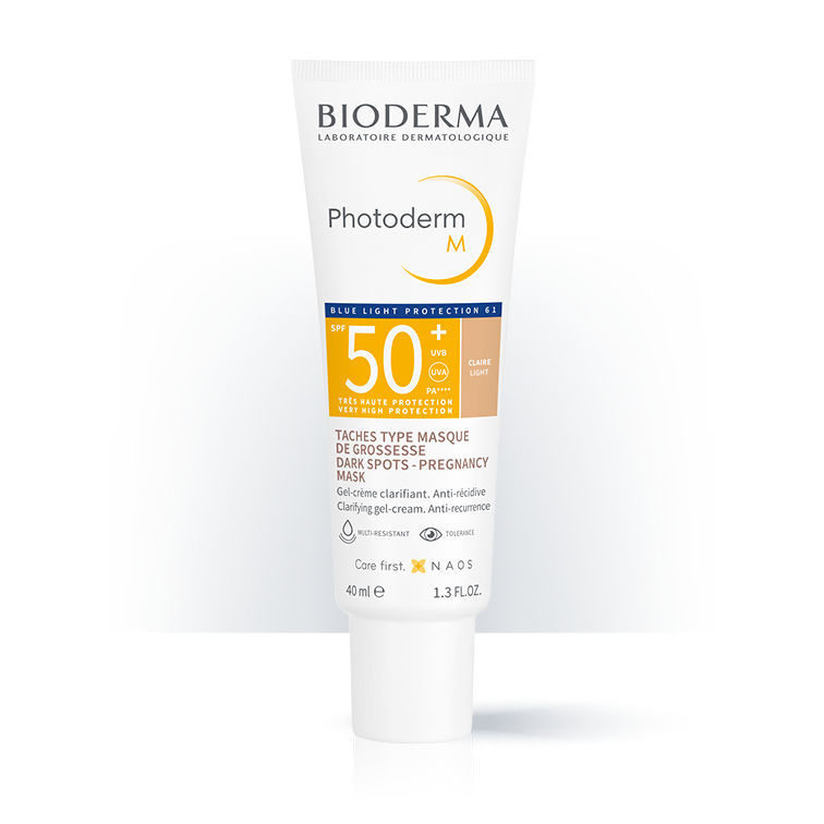 Bioderma Photoderm M obarvana gel krema za kožo z melazmo ZF50+ (odtenek light), 40 ml