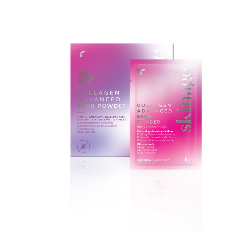 Yasenka Skinage Collagen Advanced 5000 prašek v vrečkah, 20 x 6 g