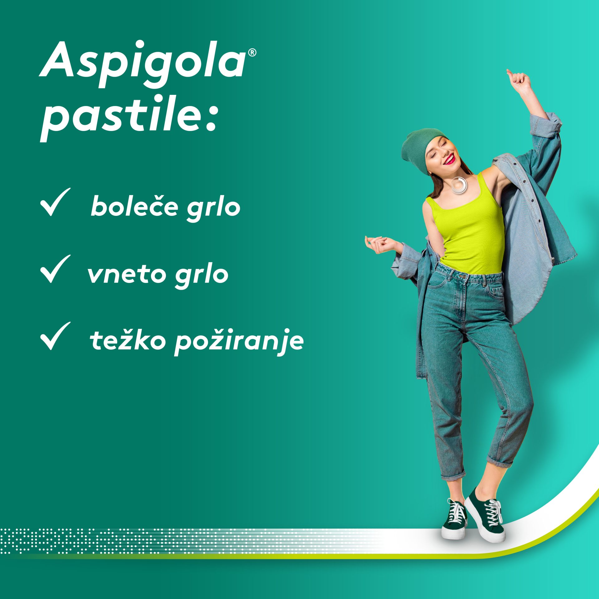 Aspigola 8,75 mg pastile z okusom medu in limone, 16 pastil