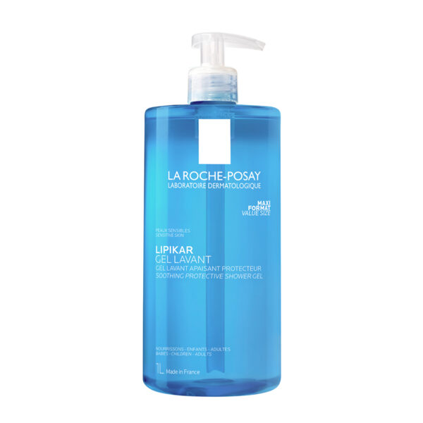 Lipikar Gel Lavant gel za prhanje za občutljivo in suho kožo – La Roche-Posay, 1 l