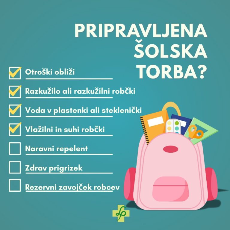 SKRBNO V NOVO ŠOLSKO LETO