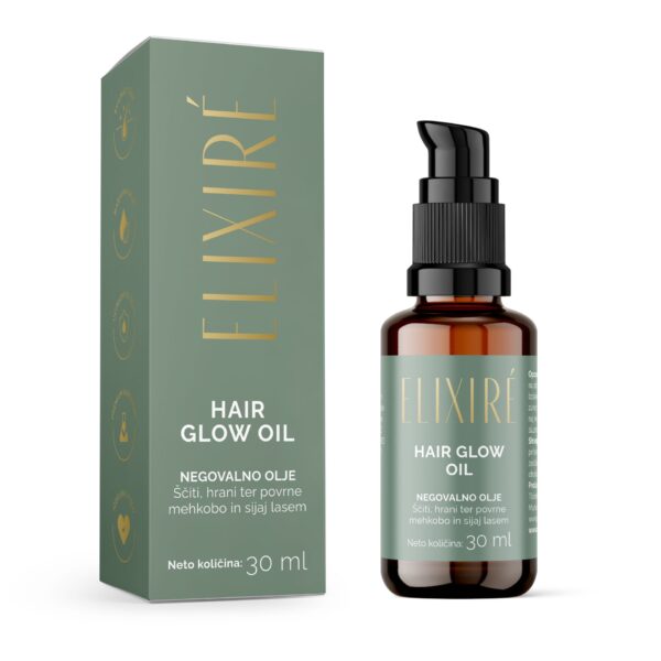 Elixire Hair Glow Oil negovalno olje za lase, 30 ml