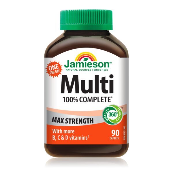 Jamieson Multivitamini in minerali maksimalna moč tablete, 90 tablet