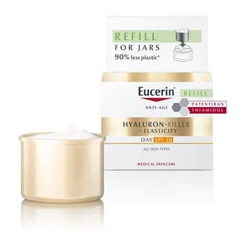Eucerin Hyaluron-Filler + Elasticity dnevna krema ZF30 – refill, 50 ml