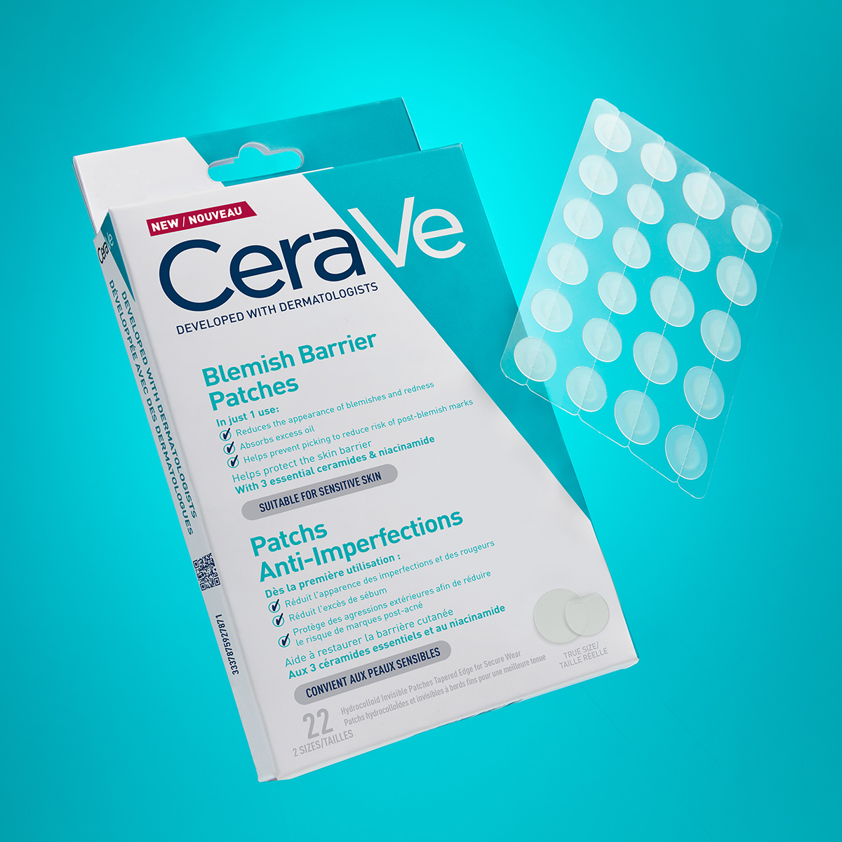 CeraVe obliži proti nepravilnostim, 22 obližev