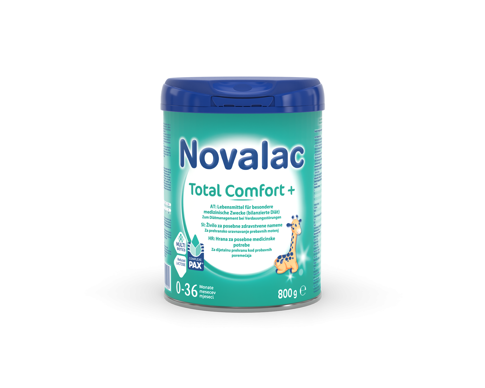 Novalac Total Comfort+ formula za dojenčke in majhne otroke s prebavnimi motnjami, 800 g