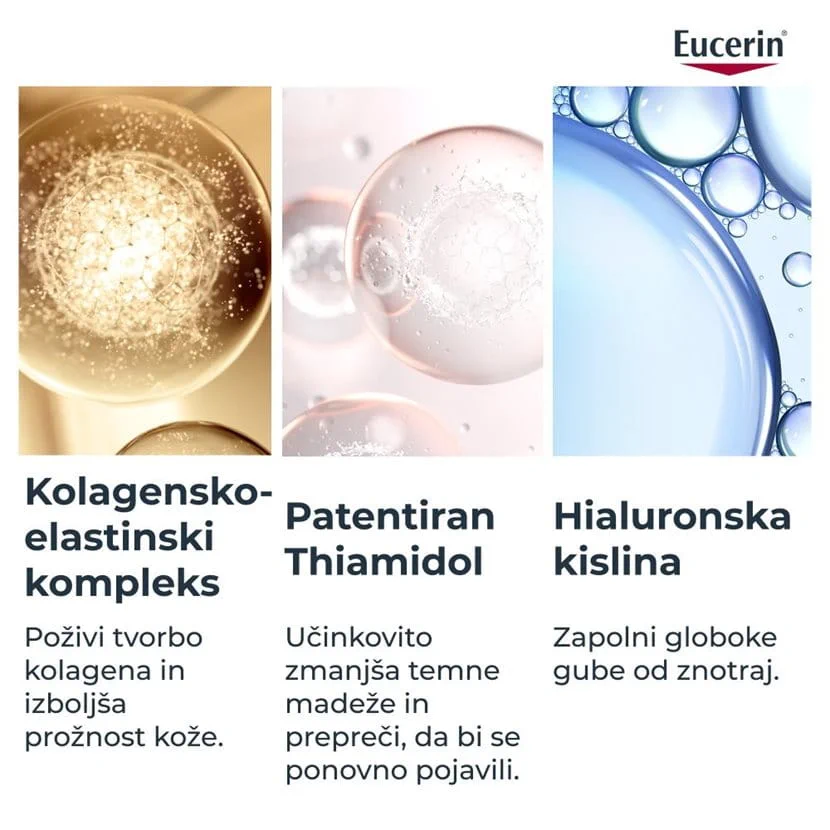 Eucerin Hyaluron-Filler + Elasticity nočna krema – refill, 50 ml
