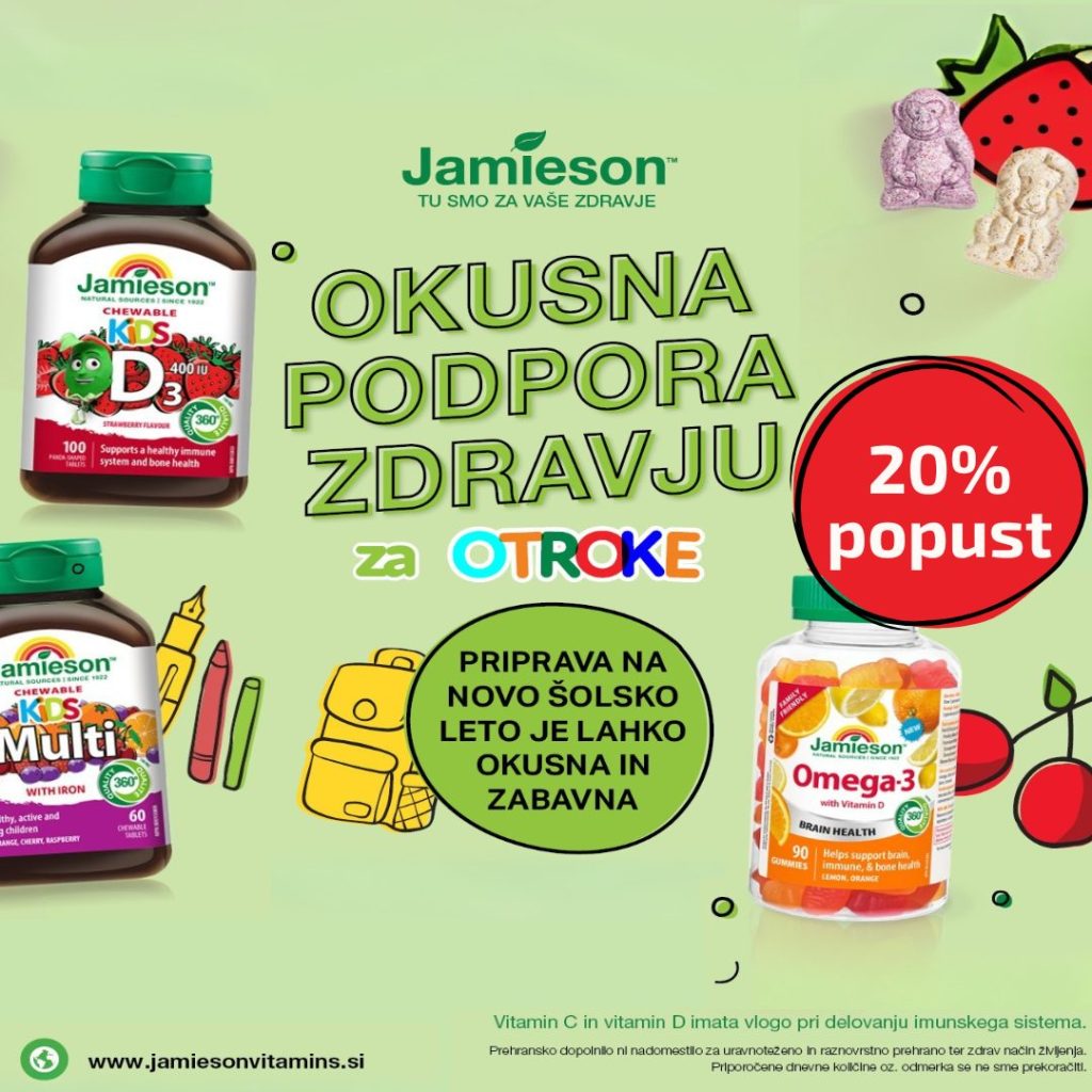 Vsi izdelki Jamieson >> 20% ugodneje
