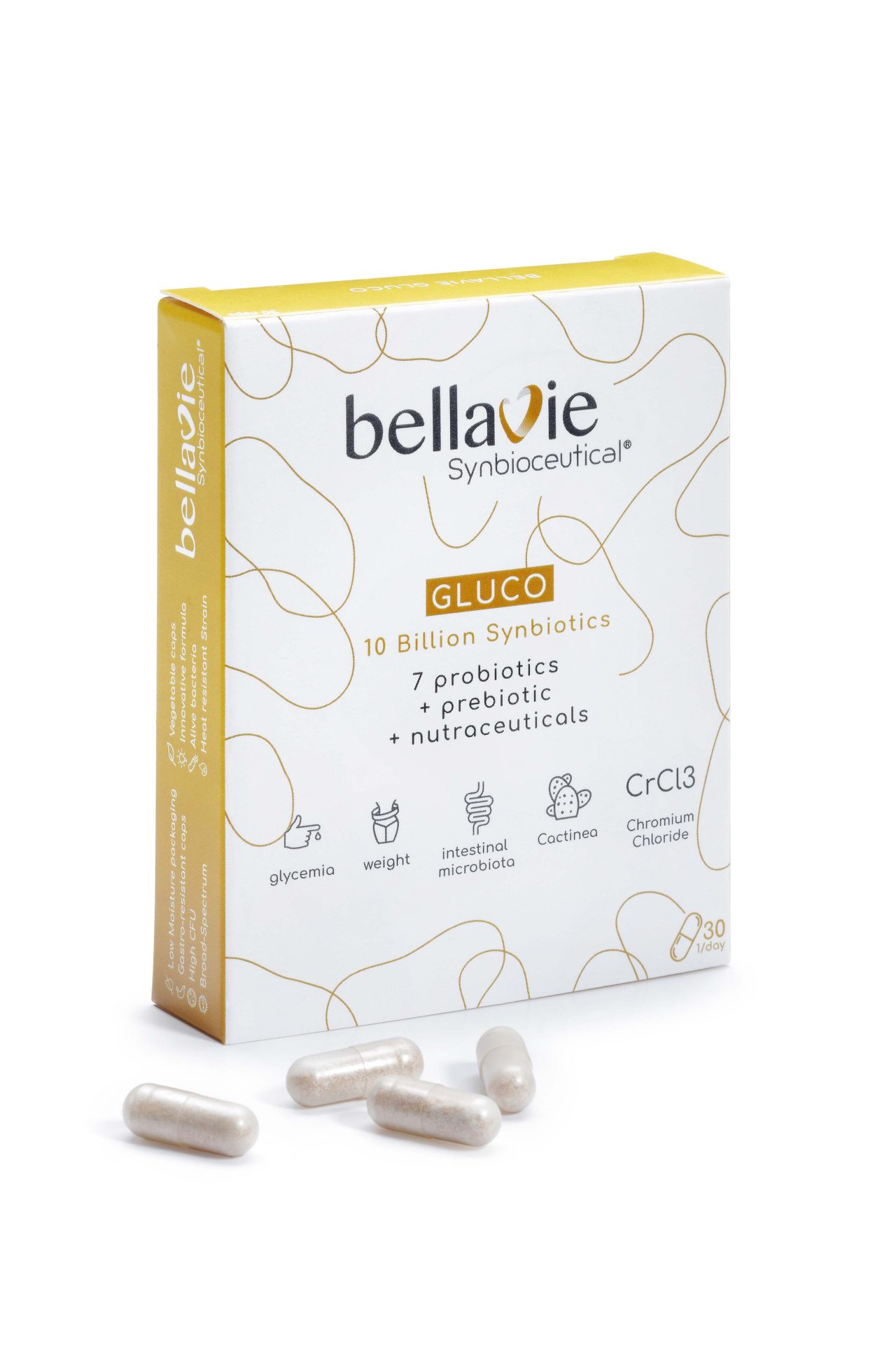 Bellavie Synbioceutical Gluco kapsule, 30 kapsul