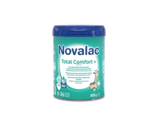 Novalac Total Comfort+ formula za dojenčke in majhne otroke s prebavnimi motnjami, 800 g