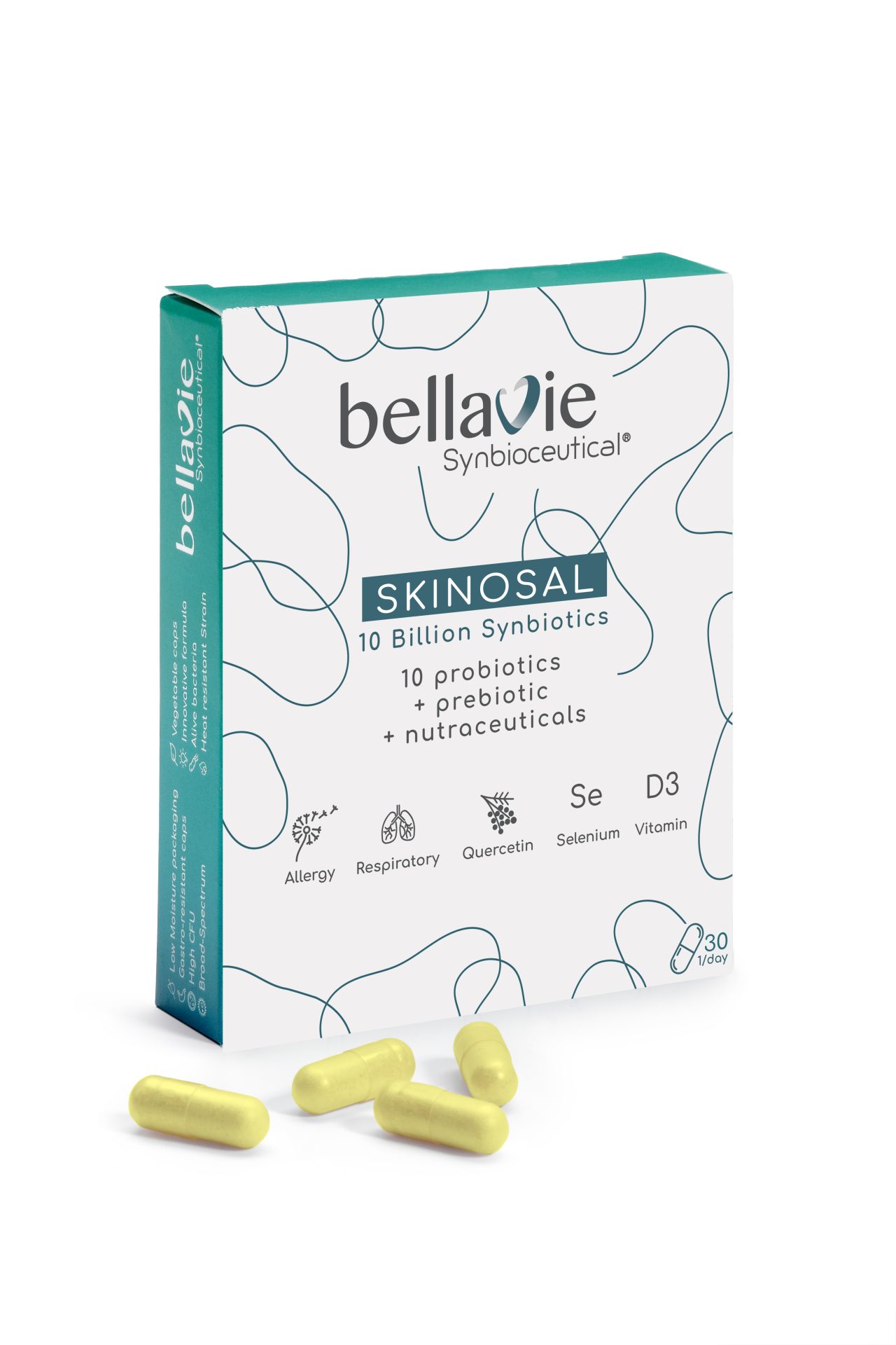 Bellavie Synbioceutical Skinosal kapsule, 30 kapsul