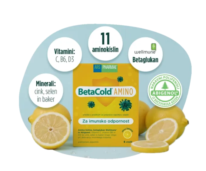 Ars Pharmae BetaCold Amino vrečke, 6 x 5 g