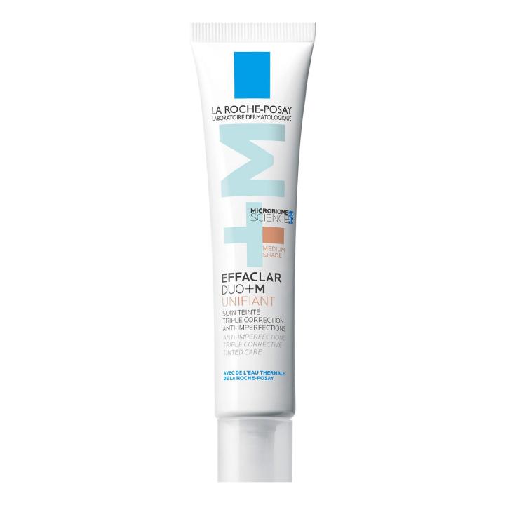 LRP Effaclar Duo+M tonirana trojna korektivna nega proti nepopolnostim (odtenek medium), 40 ml