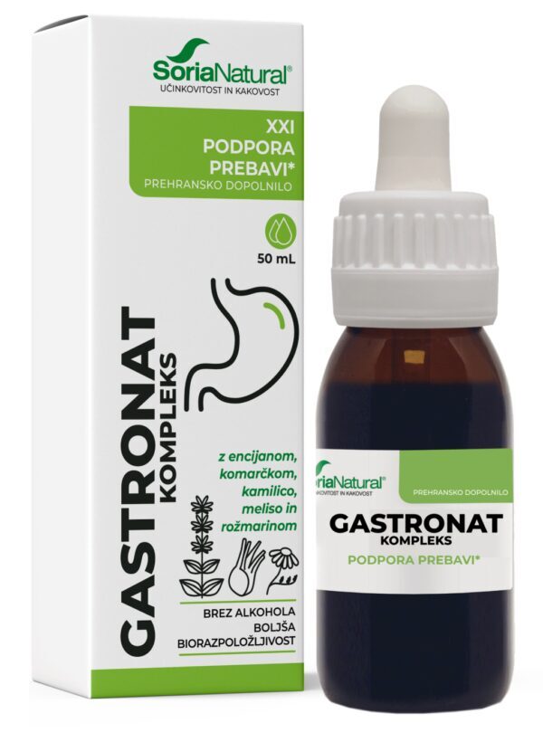 Soria Natural Gastronat kompleks XXI brezalkoholne kapljice, 50 ml
