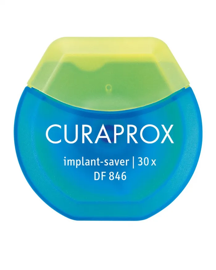 Curaprox DF846 Implant-Saver zobna nitka, 30 nitk