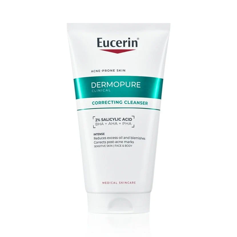 Eucerin DermoPure Clinical obnovitveni čistilni gel, 150 ml
