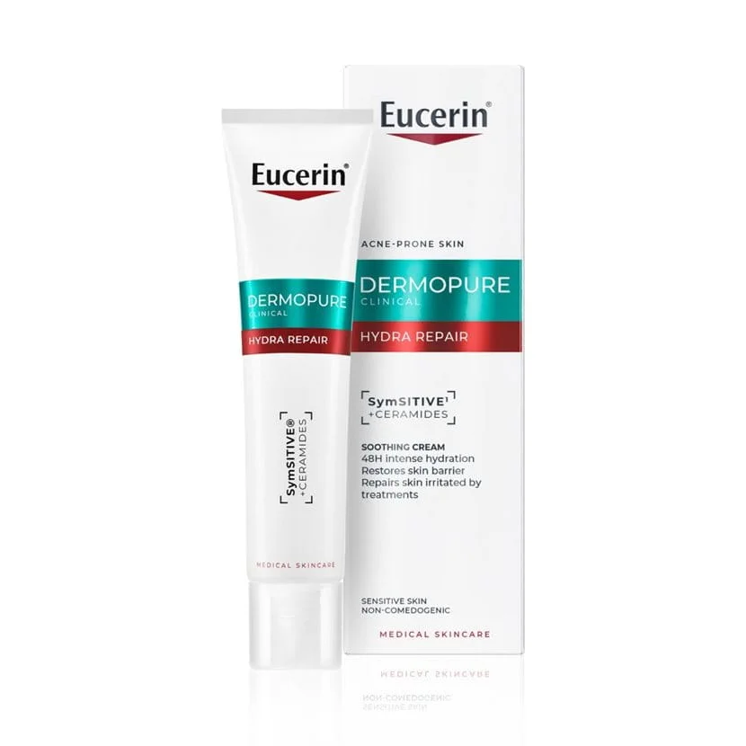 Eucerin DermoPure Clinical Hydra Repair intenzivna vlažilna krema, 40 ml