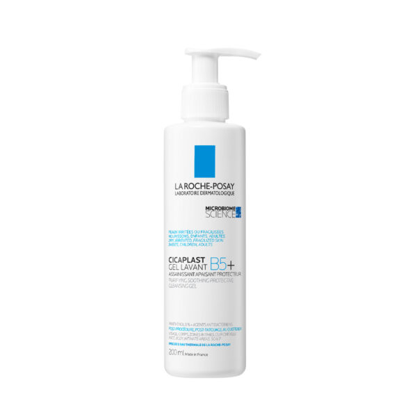 Cicaplast Gel Lavant B5+ umirjevalni in zaščitni gel za vsakodnevno umivanje – La Roche-Posay, 200 ml