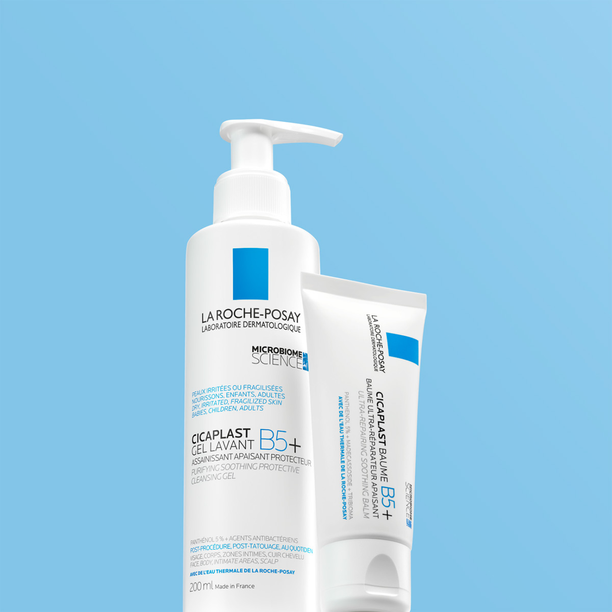 LRP Cicaplast Gel Lavant B5+ umirjevalni in zaščitni gel za vsakodnevno umivanje, 200 ml