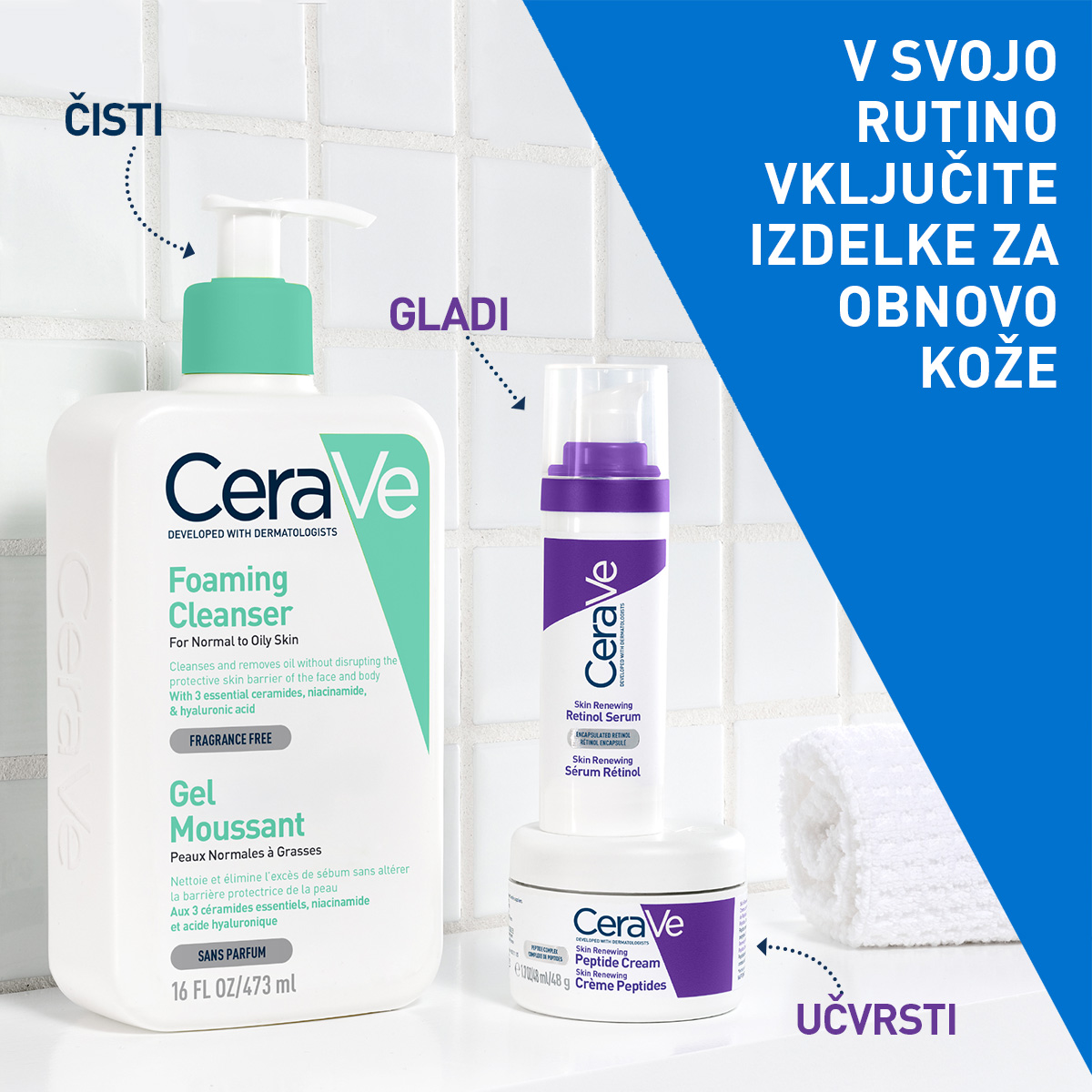 CeraVe Retinol obnovitveni serum, 30 ml